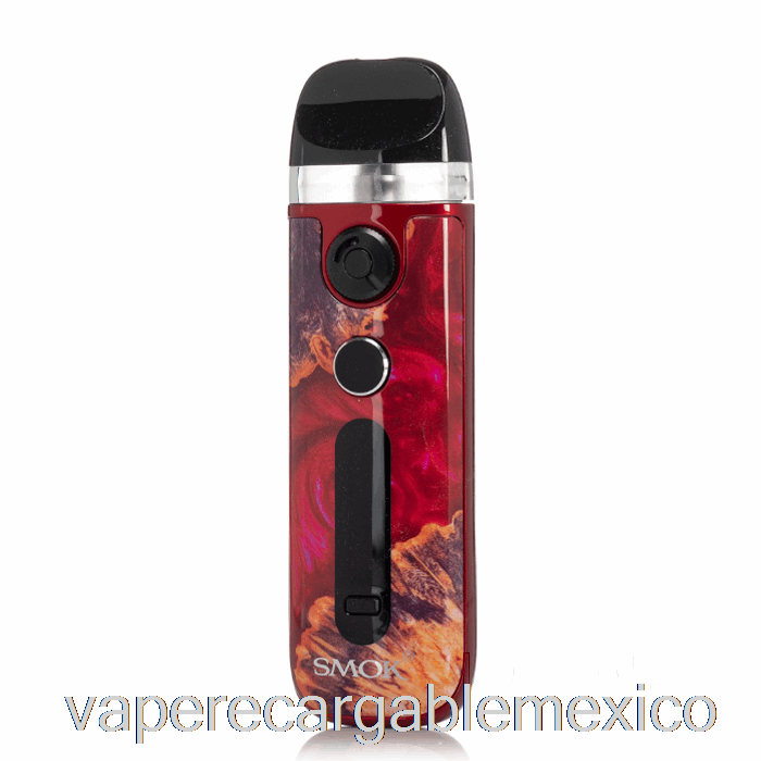 Vape Recargable Smok Novo 5 30w Pod System Rojo Madera Estabilizadora
